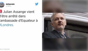 Julian Assange arrêté par la police britannique dans l'ambassade d'Equateur