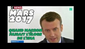 Quand Macron défendait l&#39;ENA