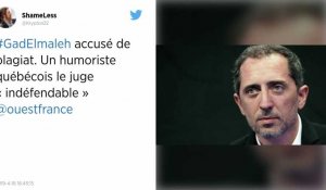 Gad Elmaleh accusé de plagiat. Un humoriste québécois le juge « indéfendable »