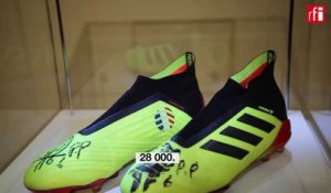 Des crampons et des maillots de Paul Pogba vendus aux enchères