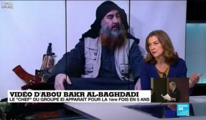 Vidéo d'Abou Bakr Al-Baghdadi : "c'est l'un des hommes les plus recherchés de la planète"