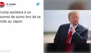 Trump assistera à un tournoi de sumo lors de sa venue au Japon