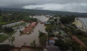 Images des inondations à Pemba, au Mozambique