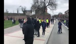 Manifestation bloquée à la citadelle d'Amiens