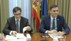 Nouveau coronavirus: réunion du gouvernement espagnol