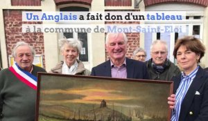Wibbitz Un Anglais fait don d'un tableau de son grand-père à la commune de Mont-Saint-Eloi