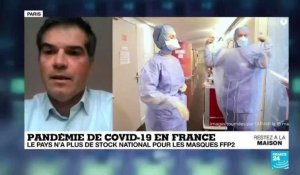 Pénurie de masques : "On s'est retrouvé en manque par manque d'anticipation", estime Olivier Bogillot