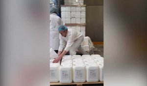 Coronavirus: la sucrerie de Tirlemont a décidé de passer de la production de sucre au gel désinfectant pour les mains