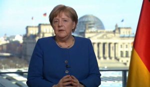 Allemagne: le coronavirus, "plus grand défi depuis la Seconde Guerre Mondiale" (Merkel)