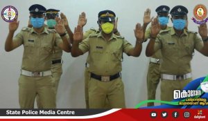 Coronavirus : la police indienne danse pour montrer comment se laver les mains