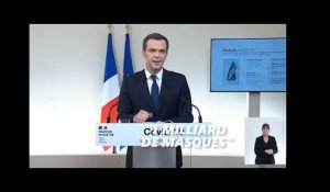 La France a commandé 1 milliard de masques et 5 millions de tests