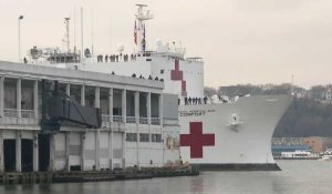 Coronavirus: arrivée à New York d'un navire-hôpital militaire de 1.000 lits