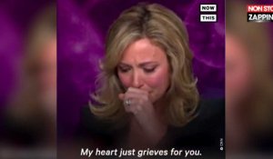 Coronavirus : Une journaliste en larmes face à un témoignage déchirant (Vidéo)