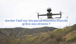 Avec son drone, la police garde l'œil sur les parcs interdits d'accès dans le Lensois et l'Héninois