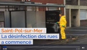 Saint-Pol-sur-Mer : la désinfection des rues a commencé