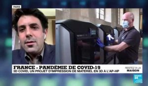 Coronavirus en France : 3D-Covid, un projet d'impression de matériel en 3D à l'AP-HP