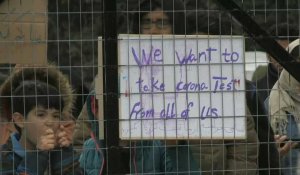 Coronavirus/Grèce: des migrants manifestent dans un camp placé en quarantaine