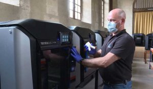 Coronavirus: à Paris, des imprimantes 3D contre le manque de matériel