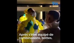 Mission anti-bactériologique de l'UIISC7 à l'hôpital de Brignoles