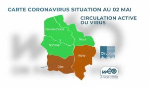 Coronavirus : La carte de la situation sanitaire dans les Hauts-de-France