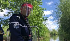 La brigade nautique de Calais en renfort dans le marais audomarois