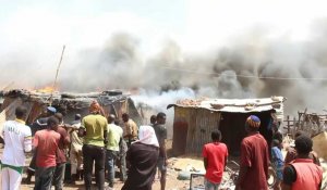 Mali: le plus grand camp de déplacés de Bamako part en fumée