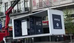 Carrefour lance la première unité mobile de désinfection à Etterbeek