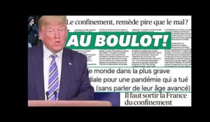 Sauver l'économie plutôt que des vies? Le discours de Trump débarque en France
