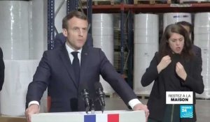 Coronavirus : Emmanuel Macron veut rebâtir l'indépendance de la France sur les produits de première nécessité