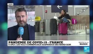 Covid-19 en France : Suspension des vols commerciaux À Orly