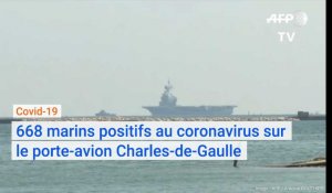 Covid-19 : 668 marins ont été positifs au coronavirus sur le porte-avion Charles-de-Gaulle
