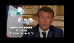 Mystère autour des masques "grand public" annoncés par Macron pour le déconfinement