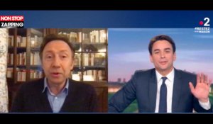 Quand Julian Bugier se moque de la décoration chez Stéphane Bern en plein direct (vidéo)