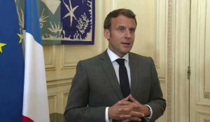 Macron: "aller plus loin, plus fort" vers la souveraineté européenne