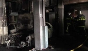 Incendie de véhicules dans un parking souterrain de Villeneuve-d'Ascq