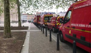 Les pompiers de Roubaix manifestent pour plus de sécurité