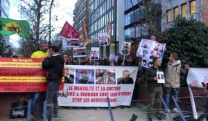 Incidents à l'occasion de l'arrivée du président turc Recep Erdogan à Bruxelles
