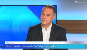 Krach boursier : jusqu'où le CAC40 peut s'effondrer ?