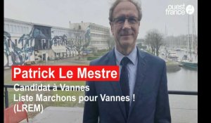 Municipales à Vannes : Patrick Le Mestre, tête de liste Marchons pour Vannes (LREM)