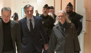 Dernier jour du procès Fillon: les époux arrivent au tribunal