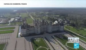 France : Visite du château de Chambord, déserté à l'heure du confinement