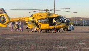 Coronavirus: à Metz, des malades évacués par des hélicoptères allemands
