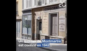 Coronavirus : Visite d'un quartier de Montmartre confiné en 1942