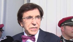 Elio Di Rupo s'exprime sur la réunion du Conseil national de sécurité