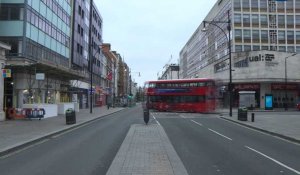 Covid-19: images des rues désertes de Londres