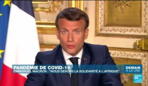 Covid-19 en Afrique : la vision solidaire d'Emmanuel Macron face à la pandémie