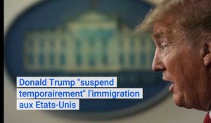 Donald Trump annonce la « suspension temporaire » de l'immigration