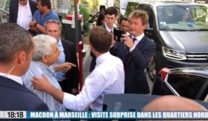 Emmanuel Macron à Marseille : visite surprise dans les quartiers Nord
