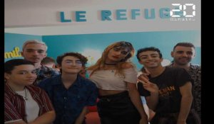 Nice: Bilal Hassani rend visite aux jeunes du Refuge
