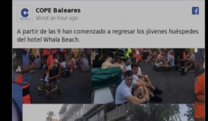 Majorque: incendie à l'hôtel Whala Beach à Playa de Palma